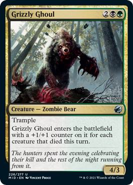 Grizzly Ghoul card from Innistrad: Midnight Hunt