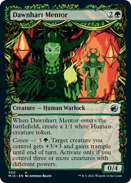 Dawnhart Mentor (Showcase) card from Innistrad: Midnight Hunt