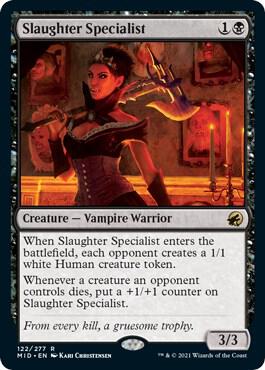 Slaughter Specialist card from Innistrad: Midnight Hunt