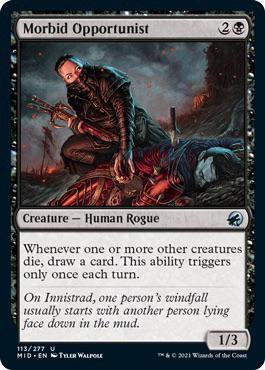Morbid Opportunist card from Innistrad: Midnight Hunt