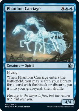 Phantom Carriage card from Innistrad: Midnight Hunt