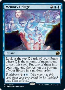 Memory Deluge card from Innistrad: Midnight Hunt