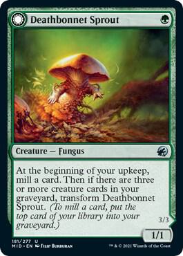 Deathbonnet Sprout card from Innistrad: Midnight Hunt