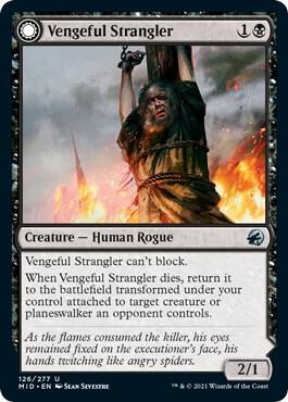 Vengeful Strangler card from Innistrad: Midnight Hunt