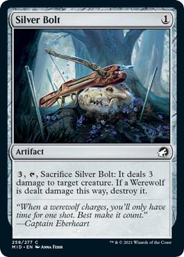 Silver Bolt card from Innistrad: Midnight Hunt