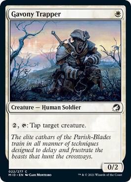 Gavony Trapper card from Innistrad: Midnight Hunt