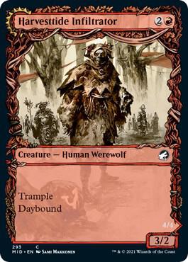 Harvesttide Infiltrator (Showcase) card from Innistrad: Midnight Hunt
