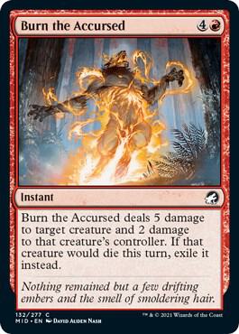 Burn the Accursed card from Innistrad: Midnight Hunt
