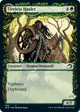 Tireless Hauler (Showcase) card from Innistrad: Midnight Hunt