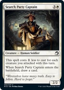 Search Party Captain card from Innistrad: Midnight Hunt
