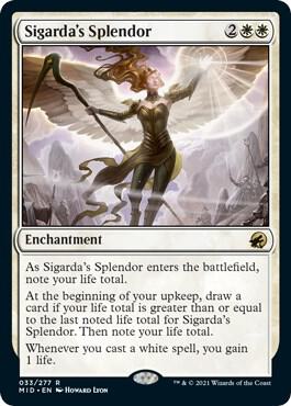 Sigarda's Splendor card from Innistrad: Midnight Hunt