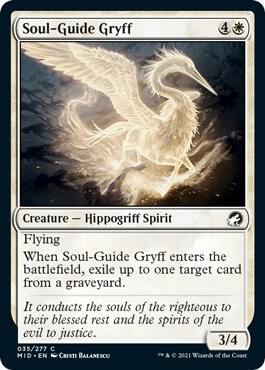 Soul-Guide Gryff card from Innistrad: Midnight Hunt