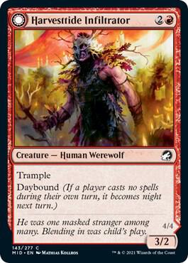 Harvesttide Infiltrator card from Innistrad: Midnight Hunt