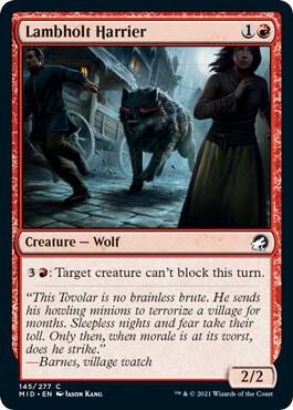 Lambholt Harrier card from Innistrad: Midnight Hunt