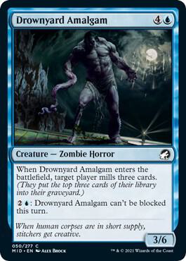 Drownyard Amalgam card from Innistrad: Midnight Hunt