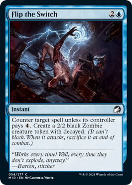 Flip the Switch card from Innistrad: Midnight Hunt