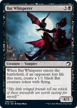 Bat Whisperer card from Innistrad: Midnight Hunt