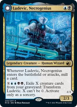Ludevic, Necrogenius card from Innistrad: Midnight Hunt