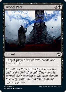 Blood Pact card from Innistrad: Midnight Hunt