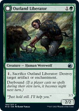 Outland Liberator card from Innistrad: Midnight Hunt