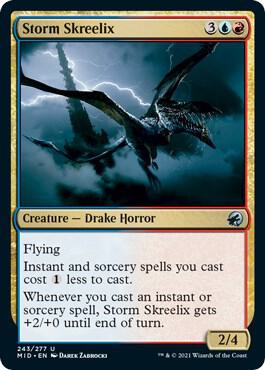 Storm Skreelix card from Innistrad: Midnight Hunt
