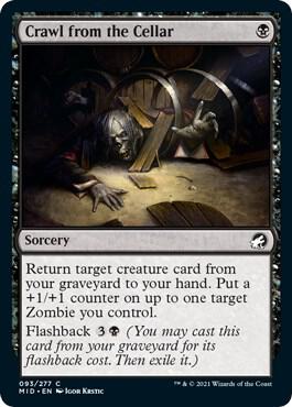 Crawl from the Cellar card from Innistrad: Midnight Hunt