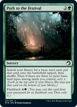 Path to the Festival card from Innistrad: Midnight Hunt