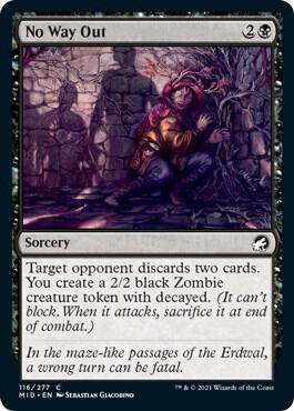 No Way Out card from Innistrad: Midnight Hunt