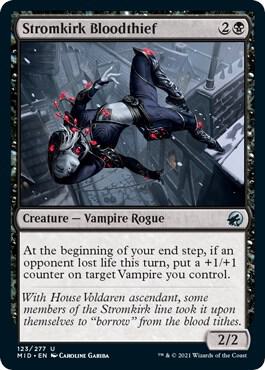 Stromkirk Bloodthief card from Innistrad: Midnight Hunt
