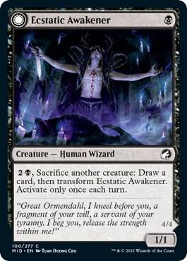Ecstatic Awakener card from Innistrad: Midnight Hunt