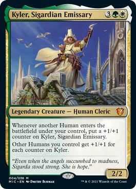 Kyler, Sigardian Emissary card from Commander: Innistrad: Midnight Hunt