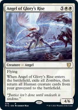 Angel of Glory's Rise card from Commander: Innistrad: Midnight Hunt