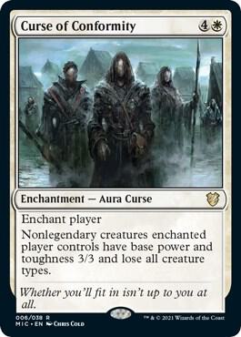 Curse of Conformity card from Commander: Innistrad: Midnight Hunt
