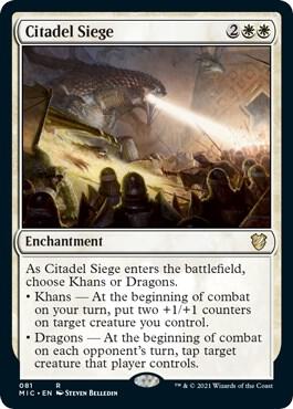 Citadel Siege card from Commander: Innistrad: Midnight Hunt