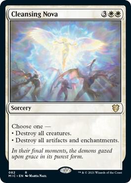 Cleansing Nova card from Commander: Innistrad: Midnight Hunt
