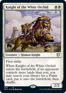 Knight of the White Orchid card from Commander: Innistrad: Midnight Hunt
