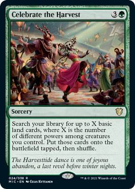 Celebrate the Harvest card from Commander: Innistrad: Midnight Hunt