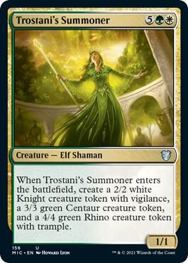Trostani's Summoner card from Commander: Innistrad: Midnight Hunt