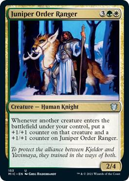 Juniper Order Ranger card from Commander: Innistrad: Midnight Hunt