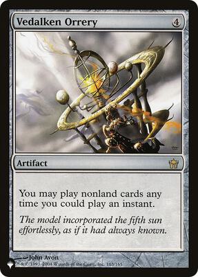 Vedalken Orrery card from The List Reprints