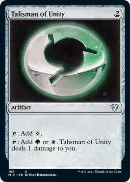 Talisman of Unity card from Commander: Innistrad: Midnight Hunt