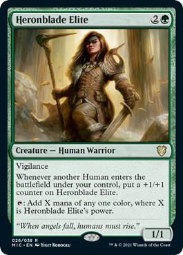 Heronblade Elite card from Commander: Innistrad: Midnight Hunt