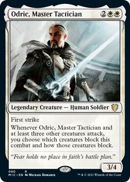 Odric, Master Tactician card from Commander: Innistrad: Midnight Hunt