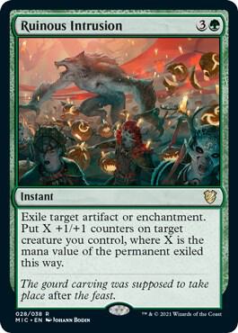 Ruinous Intrusion card from Commander: Innistrad: Midnight Hunt