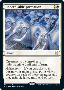 Unbreakable Formation card from Commander: Innistrad: Midnight Hunt
