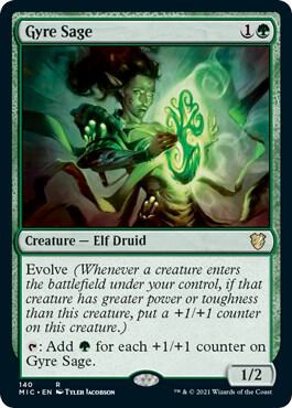 Gyre Sage card from Commander: Innistrad: Midnight Hunt