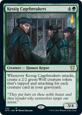 Kessig Cagebreakers card from Commander: Innistrad: Midnight Hunt