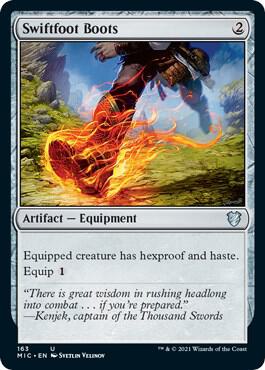 Swiftfoot Boots card from Commander: Innistrad: Midnight Hunt