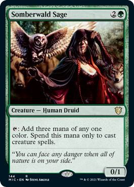 Somberwald Sage card from Commander: Innistrad: Midnight Hunt