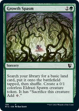 Growth Spasm card from Commander: Innistrad: Midnight Hunt